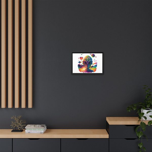 Vibrant Alien Canvas Art Print, Framed Decor for Sci-Fi Lovers, Cosmic Wall Art, Colorful Home Decoration, Unique Gift Idea - Image 228