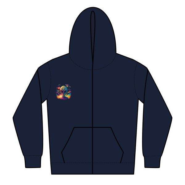 Youth Heavy Blend Zipped Hoodie - Image 13