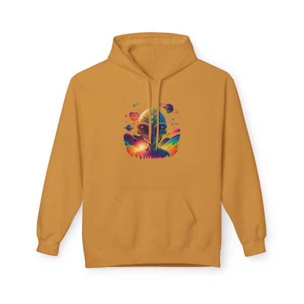 Vibrant Artistic Fleece Hoodie, Cozy Unisex Sweatshirt, Colorful Graphic Hoodie, Trendy Casual Wear, Unique Gift Idea, Streetwear Style - Image 29