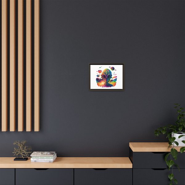Vibrant Alien Canvas Art Print, Framed Decor for Sci-Fi Lovers, Cosmic Wall Art, Colorful Home Decoration, Unique Gift Idea - Image 76