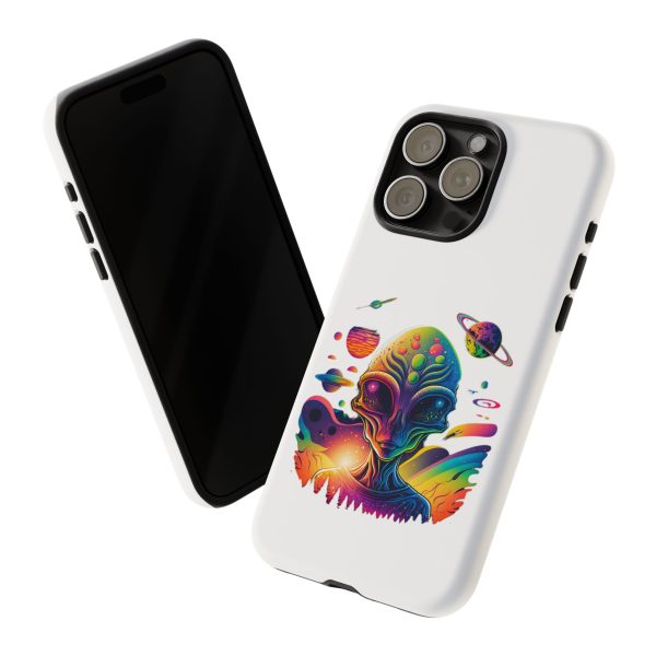 Alien Galaxy Phone Case, Space Themed Tough Case for Teens, Colorful Phone Cover, Gift for Sci-Fi Lovers, Trendy Mobile Accessory - Image 121