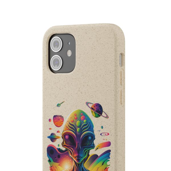 Vibrant Alien Biodegradable Phone Case | Eco-Friendly, Galaxy Inspired, Unique Gift, Trendy Phone Cover, For Space Lovers - Image 23