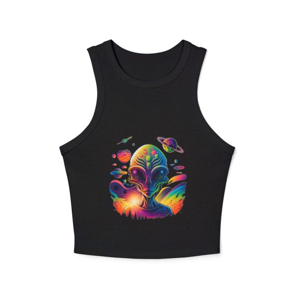 Women's Micro Rib Racer Tank Top - Image 5