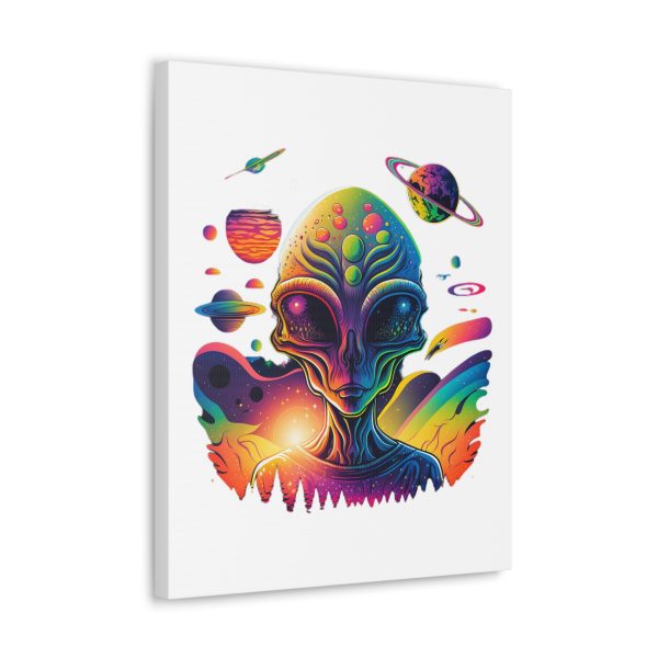 Alien Art Canvas Print, Colorful Wall Decor, Retro Sci-Fi Artwork, Unique Home Accent, Space Lover Gift - Image 42